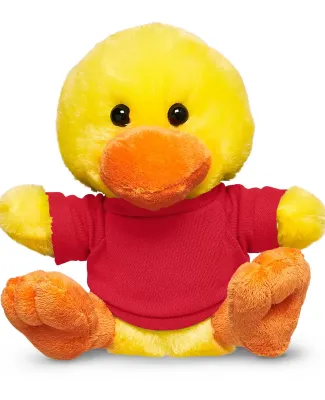 Promo Goods  TY6037 7 Plush Duck With T-Shirt in Red