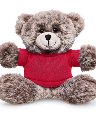 Promo Goods  TY6038 7 Soft Plush Bear With T-Shirt in Red