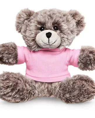Promo Goods  TY6038 7 Soft Plush Bear With T-Shirt in Pink