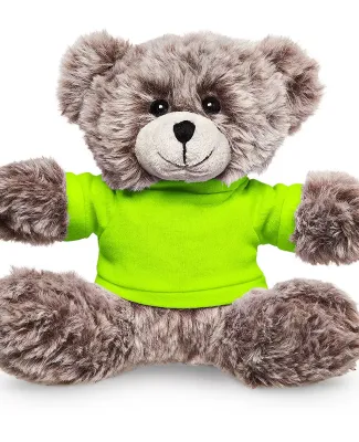 Promo Goods  TY6038 7 Soft Plush Bear With T-Shirt in Lime green