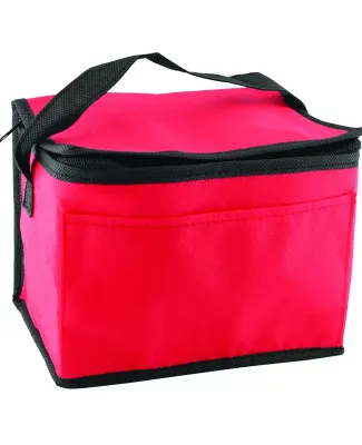 Promo Goods  LB125 6-Pack Non-Woven Cooler Bag in Red
