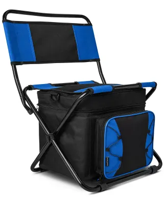 Promo Goods  LT-4223 Folding Cooler Chair in Reflex blue