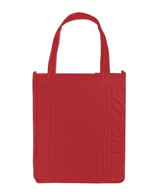 Promo Goods  BG125 Atlas Non-Woven Grocery Tote in Red