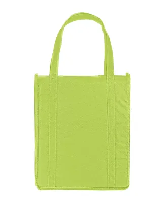 Promo Goods  BG125 Atlas Non-Woven Grocery Tote in Lime green