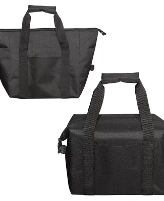 Promo Goods  LT-4139 Collapsible Cooler Tote in Black