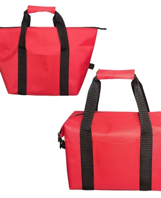 Promo Goods  LT-4139 Collapsible Cooler Tote in Red