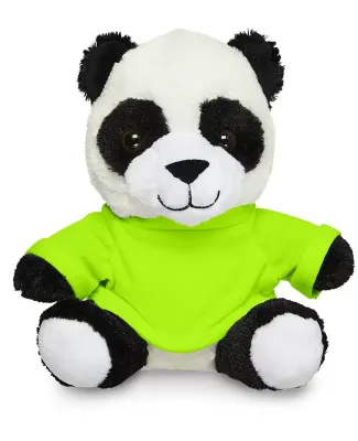 Promo Goods  TY6034 7 Plush Panda With T-Shirt in Lime green