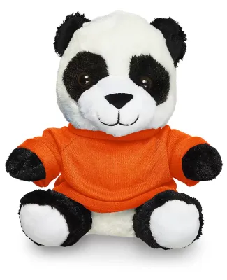 Promo Goods  TY6034 7 Plush Panda With T-Shirt in Orange