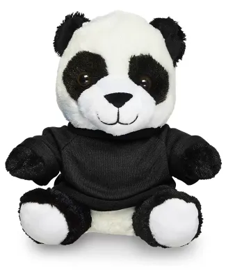 Promo Goods  TY6034 7 Plush Panda With T-Shirt in Black