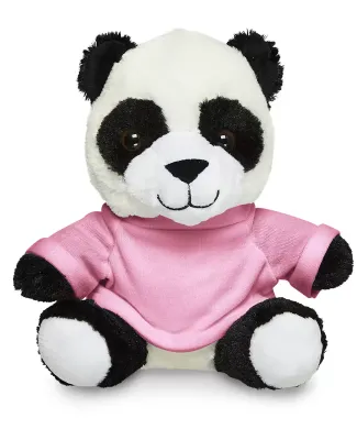 Promo Goods  TY6034 7 Plush Panda With T-Shirt in Pink