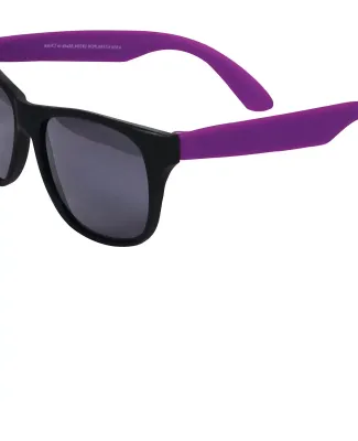Promo Goods  SG100 Two-Tone Matte Sunglasses in Purple