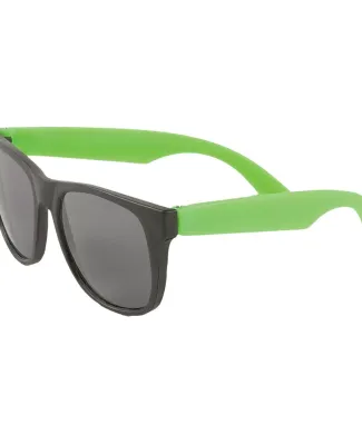 Promo Goods  SG100 Two-Tone Matte Sunglasses in Neon green