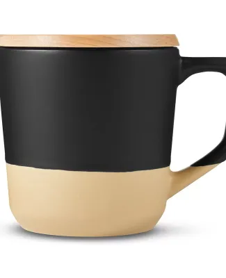 Promo Goods  CM116 16.5oz Boston Ceramic Mug With  in Black