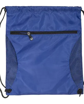 Promo Goods  BG306 Mesh Drawstring Backpack in Reflex blue