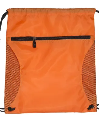 Promo Goods  BG306 Mesh Drawstring Backpack in Orange