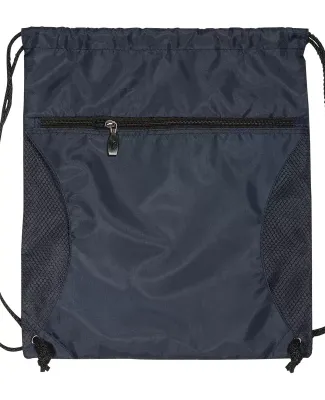 Promo Goods  BG306 Mesh Drawstring Backpack in Navy blue