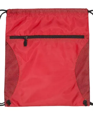 Promo Goods  BG306 Mesh Drawstring Backpack in Red