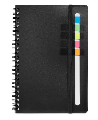 Promo Goods  NB111 Semester Spiral Notebook With S in Black