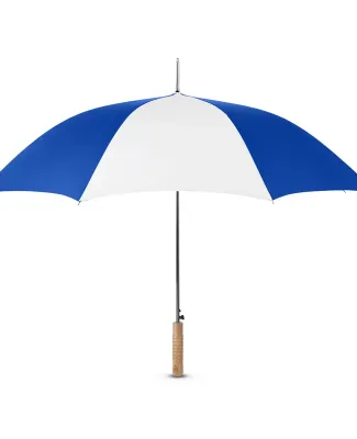 Promo Goods  OD211 Stick Umbrella in Wht/ reflex blue