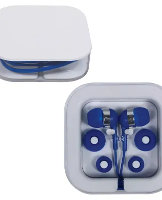 Promo Goods  IT103 Earbuds In Square Case in Blue