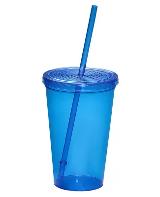 Promo Goods  PL-4420 20oz Econo Sturdy Sipper in Translucent blue