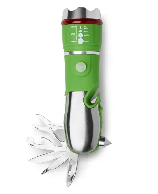 Promo Goods  T506 Multi Tool With Flash Light in Lime green