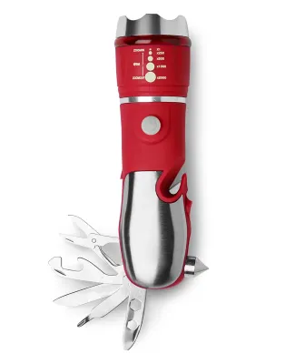 Promo Goods  T506 Multi Tool With Flash Light in Red