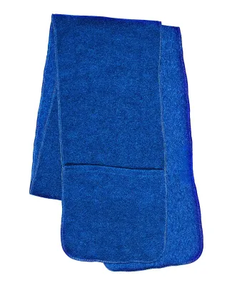 Promo Goods  AP505 Fleece Scarf With Pockets in Reflex blue