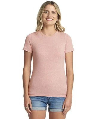 Next Level 6710 Tri-Blend Crew in Desert pink
