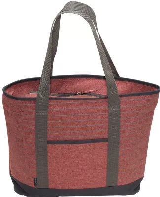 Promo Goods  LT-3932 Strand Snow Canvas Tote Bag in Red