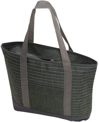Promo Goods  LT-3932 Strand Snow Canvas Tote Bag in Green