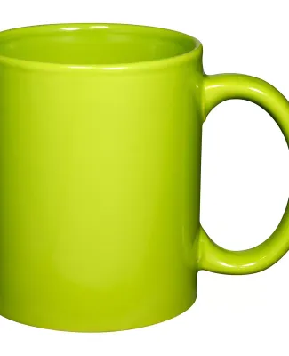 Promo Goods  CM100 11oz Basic C Handle Ceramic Mug in Lime green