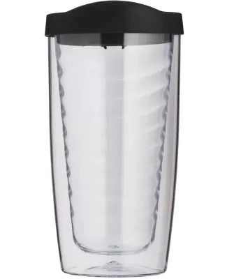 Promo Goods  PL-4417 14oz Avalon Clear Tumbler in Black