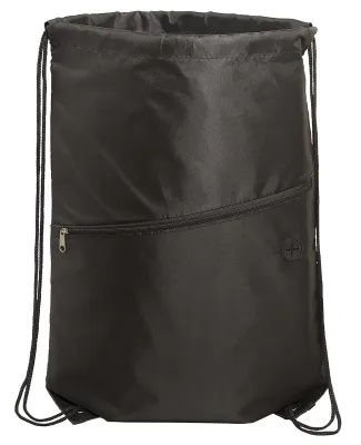 Promo Goods  BG229 Incline Drawstring Backpack Wit in Black