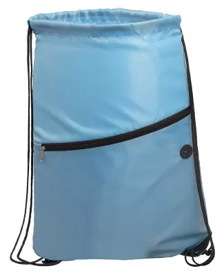 Promo Goods  BG229 Incline Drawstring Backpack Wit in Carolina blue