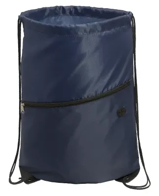 Promo Goods  BG229 Incline Drawstring Backpack Wit in Navy blue