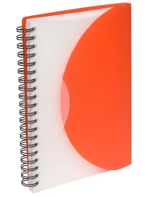 Promo Goods  PL-3513 Fold 'N Close Notebook in Red