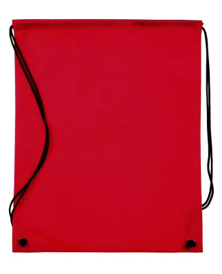 Promo Goods  BG120 Non-Woven Drawstring Cinch-Up B in Red