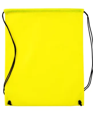 Promo Goods  BG120 Non-Woven Drawstring Cinch-Up B in Yellow