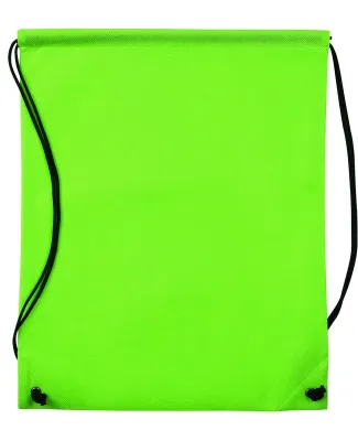 Promo Goods  BG120 Non-Woven Drawstring Cinch-Up B in Lime green