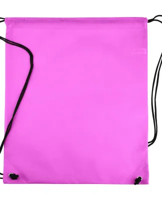 Promo Goods  BG120 Non-Woven Drawstring Cinch-Up B in Pink