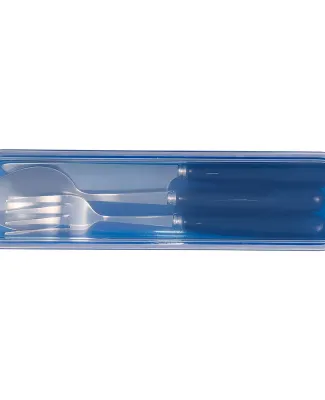 Promo Goods  KU115 Cutlery Set In Plastic Case in Blue