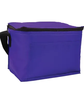 Promo Goods  LB301 Budget 6-Pack Cooler in Purple