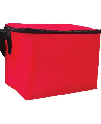 Promo Goods  LB301 Budget 6-Pack Cooler in Red
