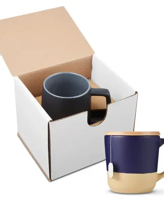 Promo Goods  GCM116 16.5oz Boston Ceramic Mug With in Cobalt blue