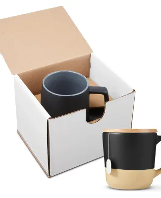 Promo Goods  GCM116 16.5oz Boston Ceramic Mug With in Black