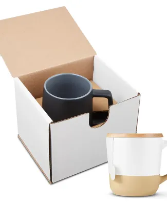 Promo Goods  GCM116 16.5oz Boston Ceramic Mug With in White