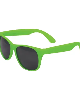 Promo Goods  SG120 Single-Tone Matte Sunglasses in Lime green