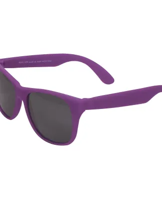 Promo Goods  SG120 Single-Tone Matte Sunglasses in Purple