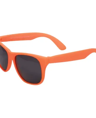 Promo Goods  SG120 Single-Tone Matte Sunglasses in Orange